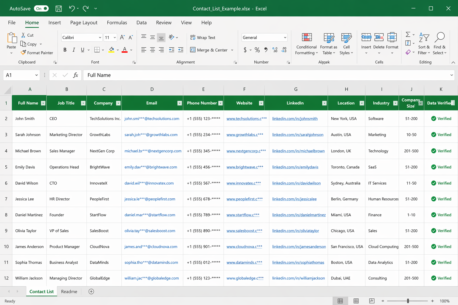 Company List Building Service